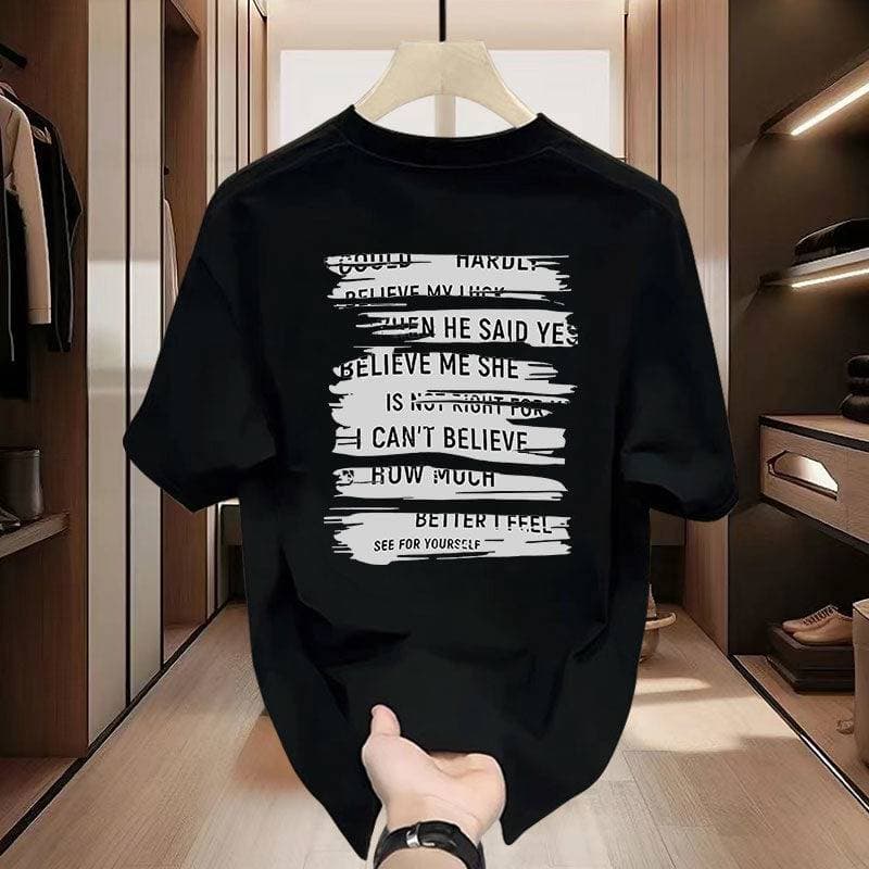 2024Men's high-quality round-neck pullover short-sleeved t-shirt