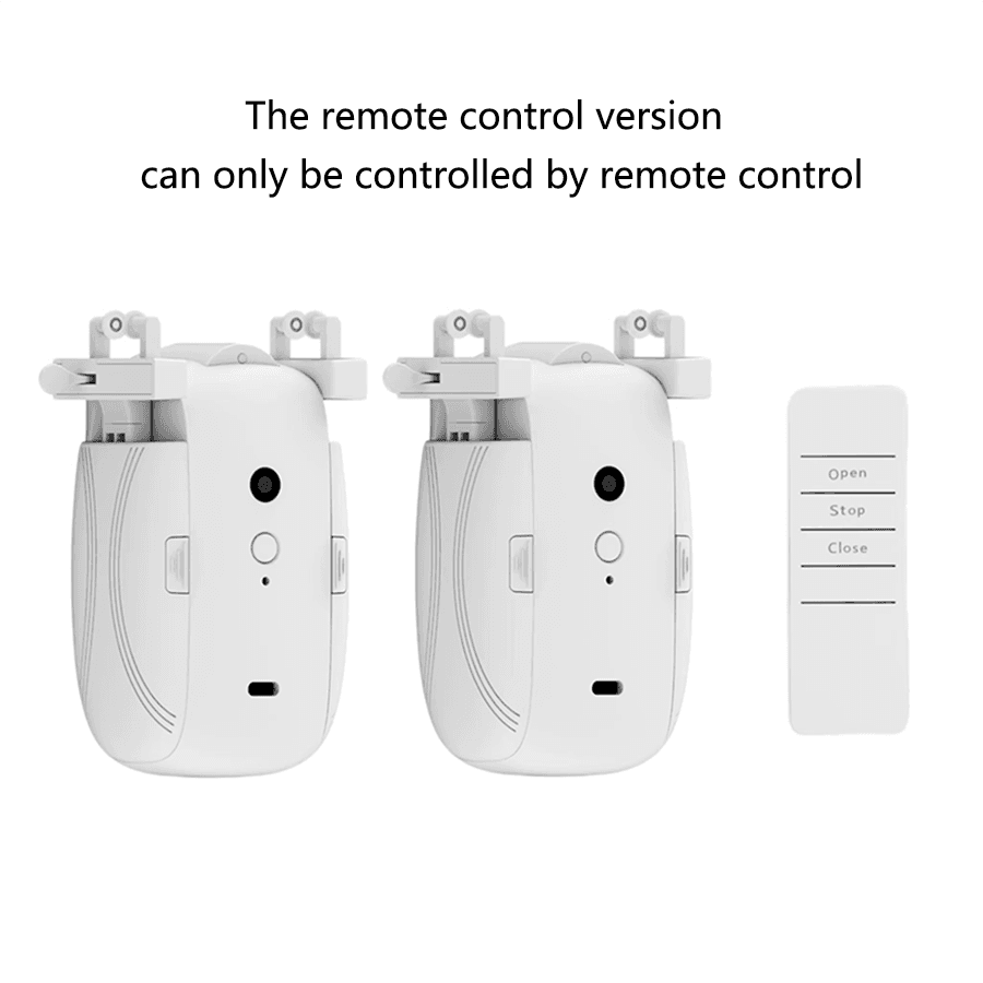 Smart Curtains Robot T/U-Rail Tracks Automatic Opener Remote Control Curtain Motor