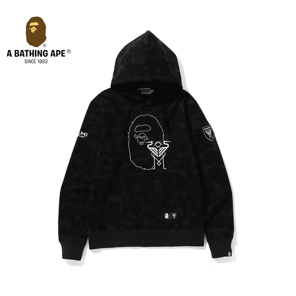 A BATHING APE ABC CAMO High Quality Pure Cotton Version MIAMI SHARK FULL ZIP HOODIE MENS AND WOMEN Starry Sky&Spots
