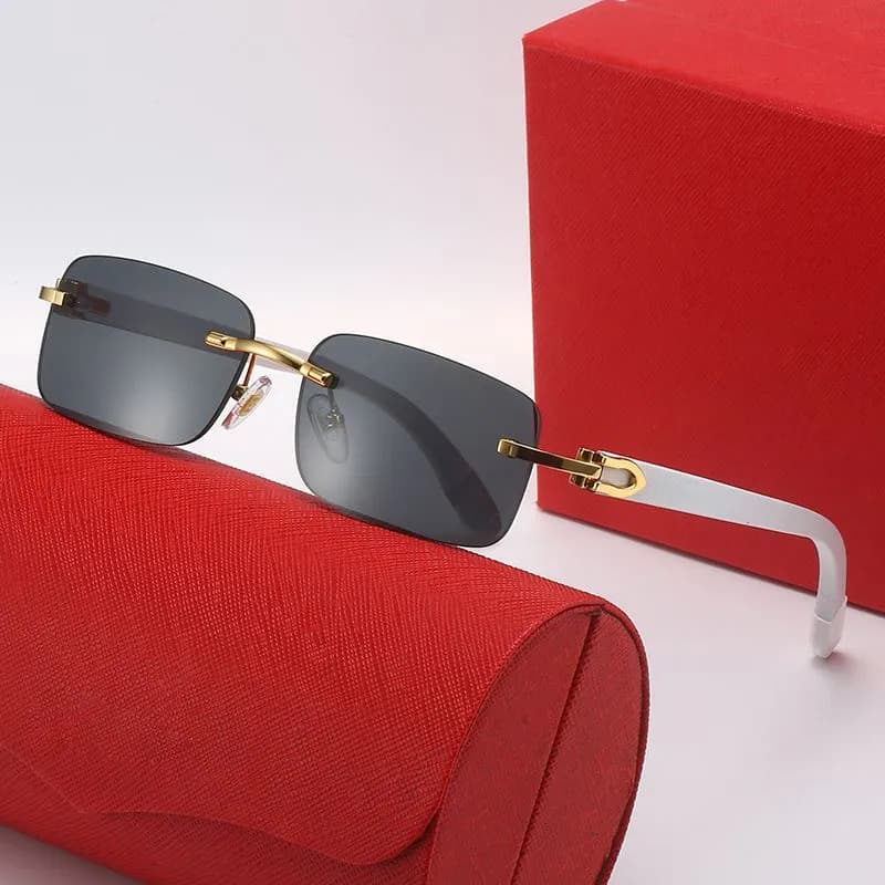 sunglasses for women mens designer 8101057 shades glasses rimless rectangle fashion classic clear cart glas