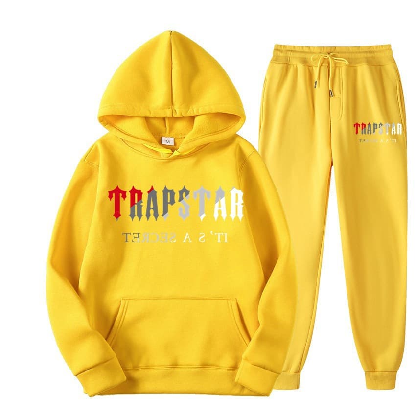Ensemble de sport 15 pièces pour homme, sweat à capuche et pantalon amples, chaud et imprimé, marque de vêtements de sport