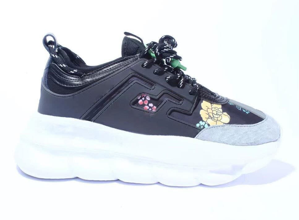 Chaussures de sport décontractées, chaîne de commerce extérieur transfrontalier, station européenne, chaussures de papa rétro, semelle épaisse