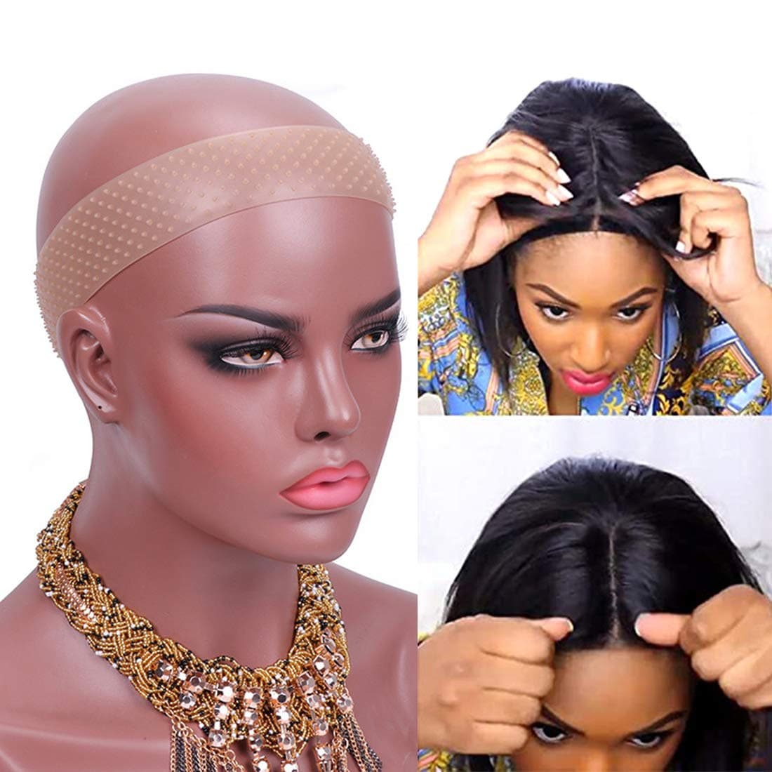Wig Silicone Hair Band Foreign Trade Hot Style Lace Head Cover Silicone Wig Band Silicone Wig Band