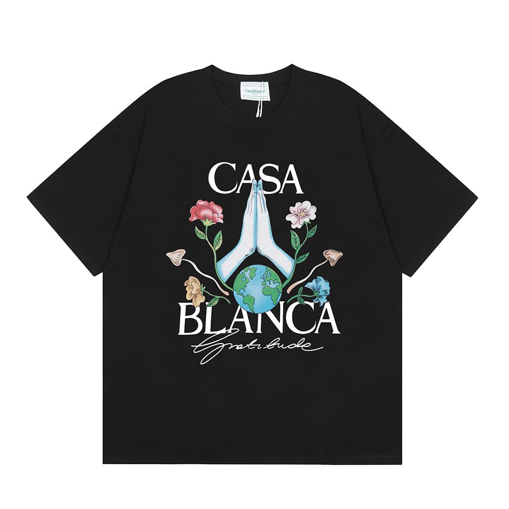 T-shirt ample à manches courtes pour hommes et femmes, imprimé printemps et été