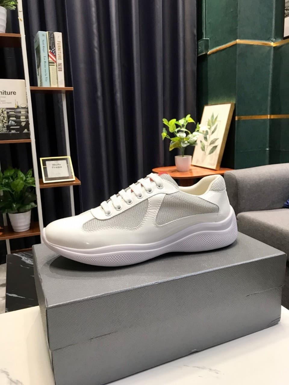 P Family Summer Blue Véritable Talon Plat Décontracté En Cuir Naturel Coupe Basse Tendance Bout Rond Chaussures Polyvalentes