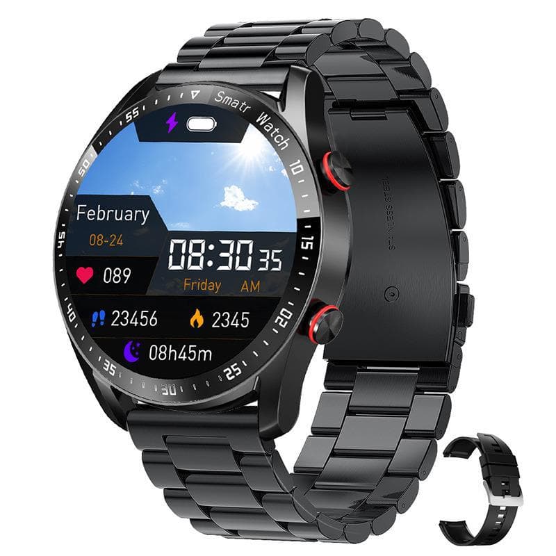 HW20 Smart Watch ECG+PPG Business Stainless Steel Strap Bluetooth Call Smart Watch Waterproof I9