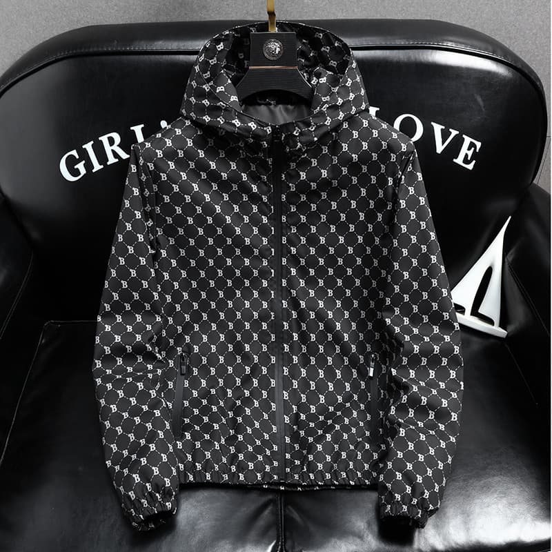 Men's Casual Lightweight Sun Protection Jacket Teenage Boys Loose Fit Regular Length Comfortable Outerwear Top