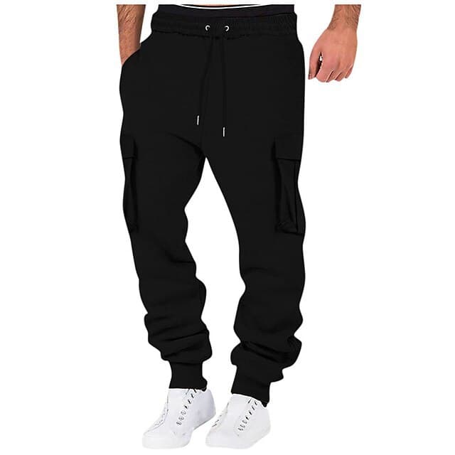 Men’s Retro Casual Pants – Loose Straight Fit, Versatile & Comfortable Sweatpants