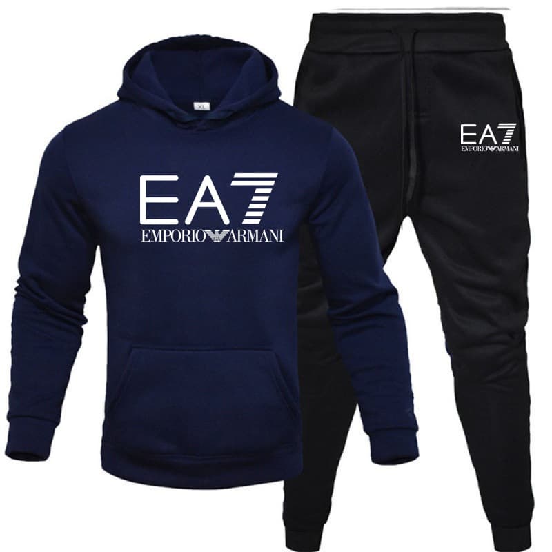Sweat-shirt à capuche automne et hiver 2024, ensemble de deux pièces de vêtements de sport, pantalon hip-hop pour hommes, vêtements de mode, vêt