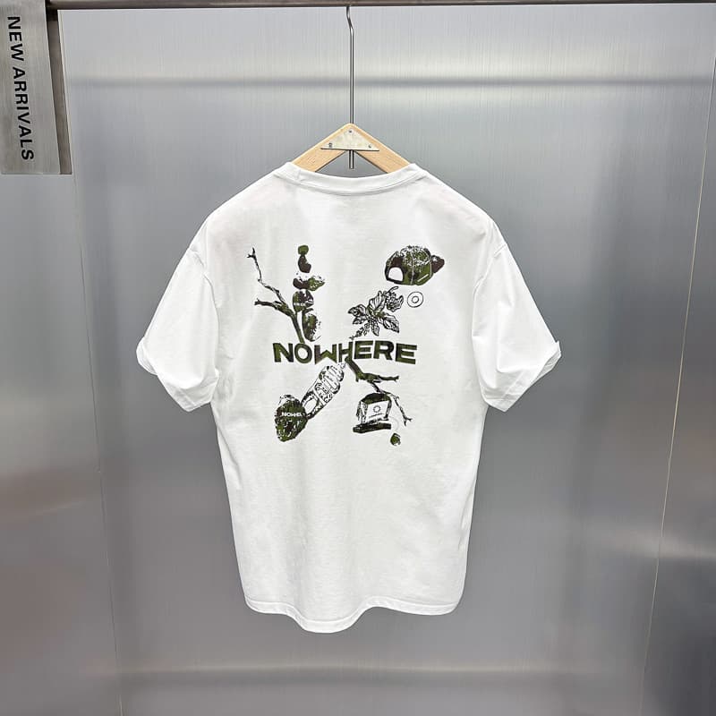 Men's Clothing Cool T Shirt Fashion Summer Short Sleeved Loose Street Trend Short Sleeved Pullover T Shirt