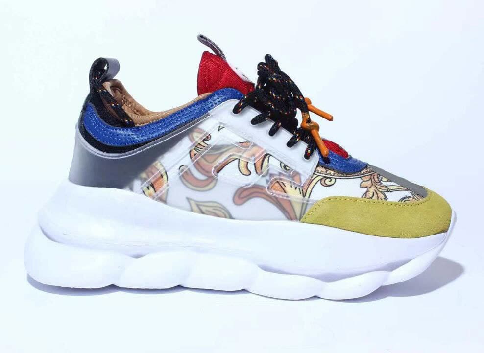 Chaussures de sport décontractées, chaîne de commerce extérieur transfrontalier, station européenne, chaussures de papa rétro, semelle épaisse