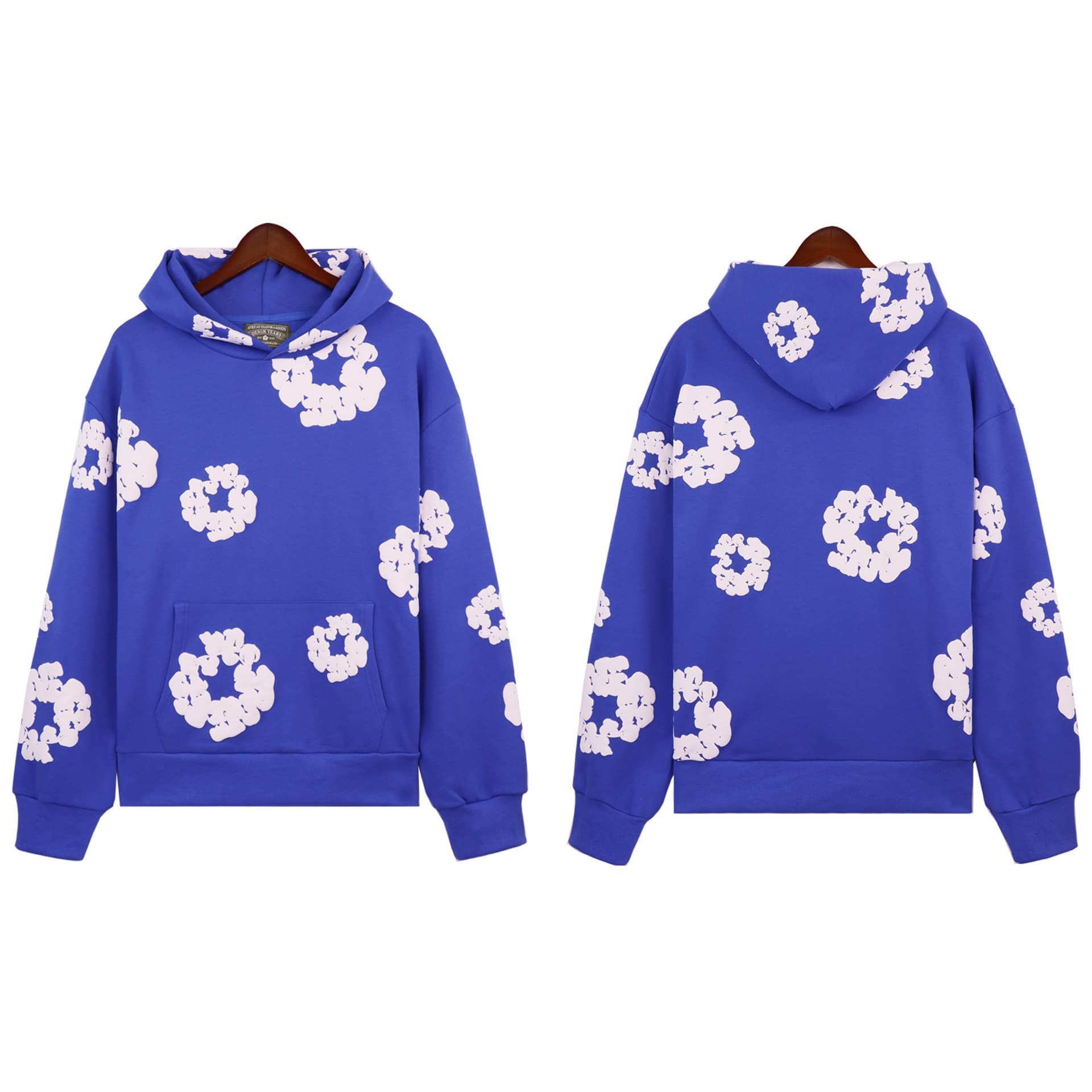 Sweat-shirt ample imprimé mousse, style streetwear hip-hop Y2K, marque de mode européenne et américaine 2026, pull décontracté pour homme et fem