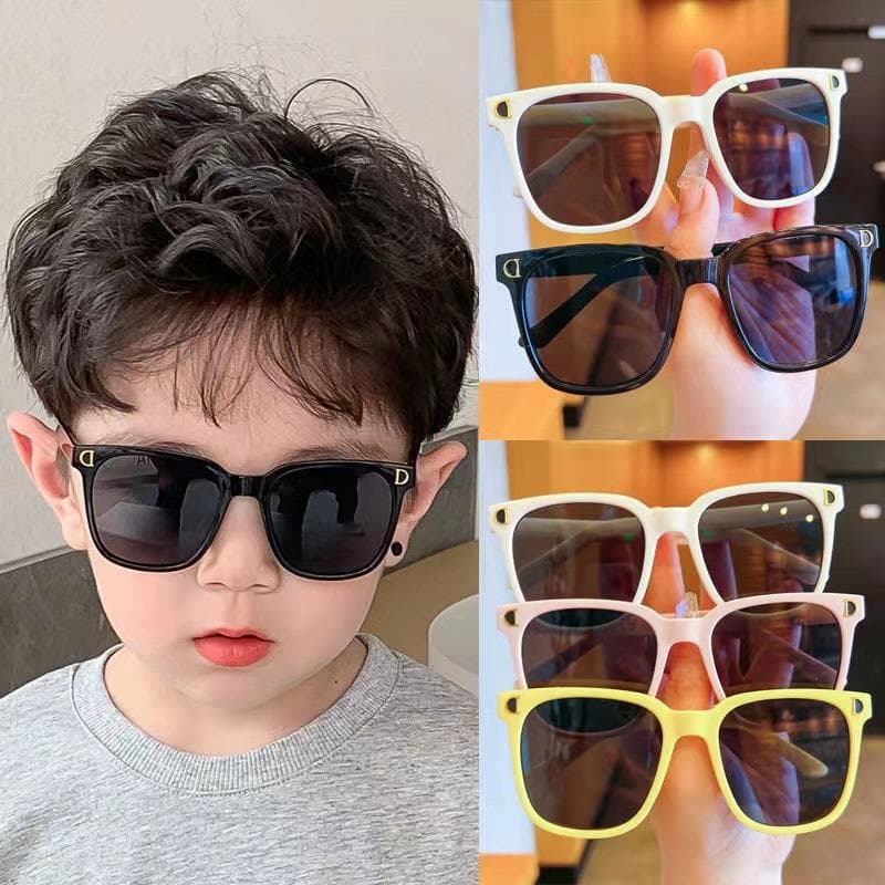 Children's Boys Korean Style Baby Glasses Personality UV Sunglasses Girls Sun Protection Kids Trendy