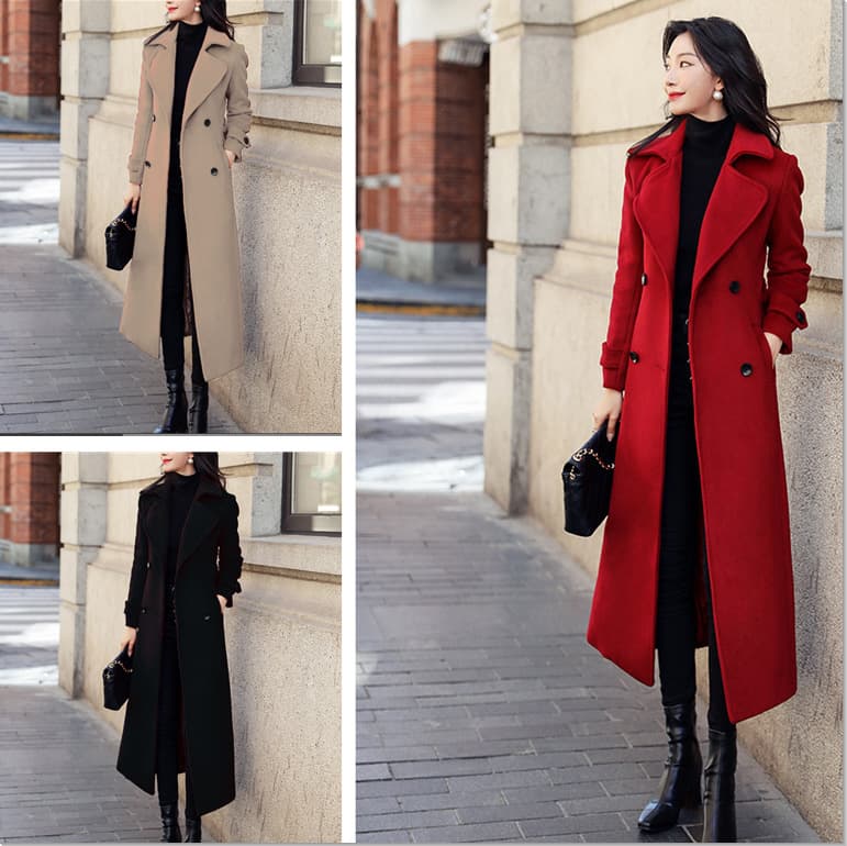 2023 Autumn/winter New Product Hot List Thickened Woolen Women's Coat Extended Quality Dragon Phoenix Coat