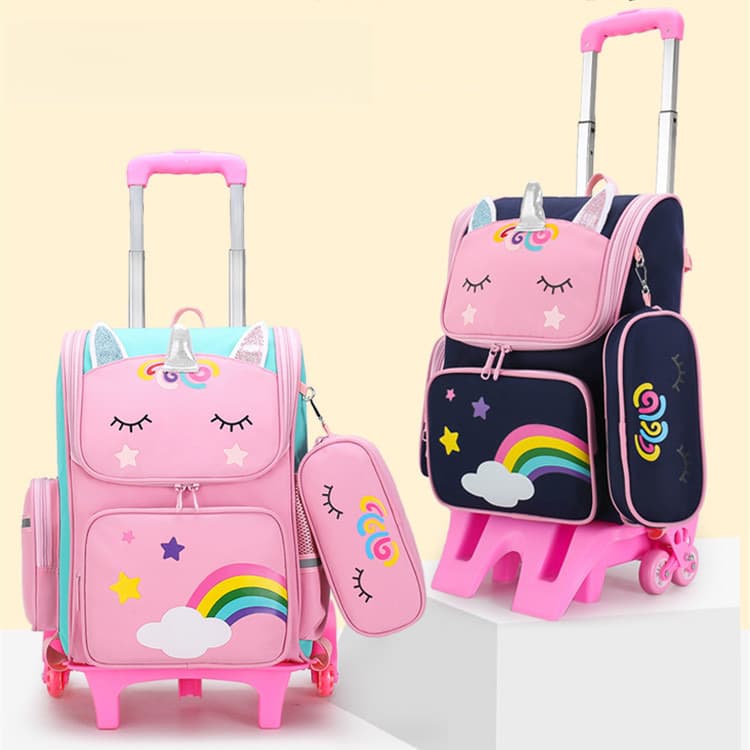New Primary School Students' Backpack, Girls' 2-5 Year Large Capacity Dual-use Backpack, Student Backpack