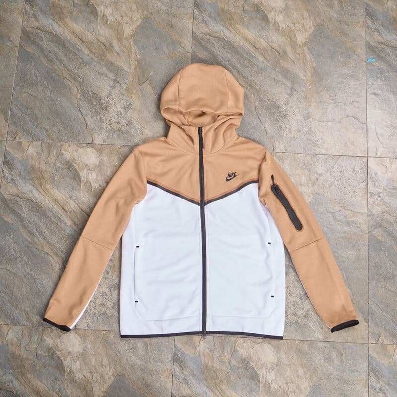 Ensemble de manteau coupe-vent à capuche en tricot sans couture pour homme, style décontracté avec fermeture éclair, collection printemps 2024, C