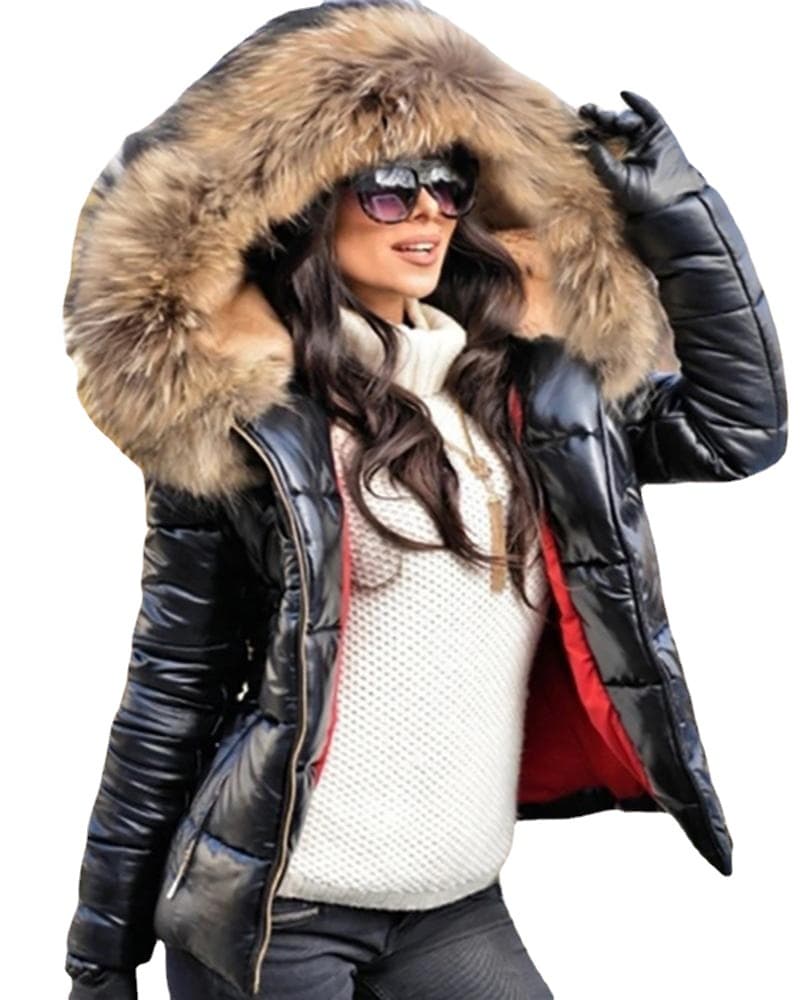Women's large size cotton-padded jackets cotton-padded jackets, down-padded jackets, short hooded