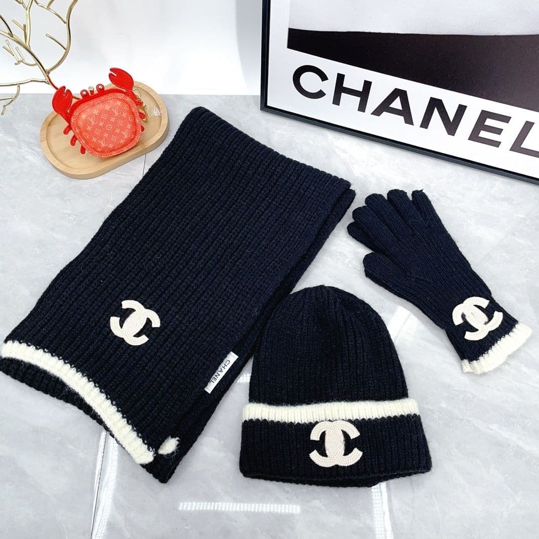 Ensembles bonnet et écharpe de marque de luxe pour femmes et hommes, écharpes de créateurs, bonnets d'hiver chauds pour le ski et les activités d