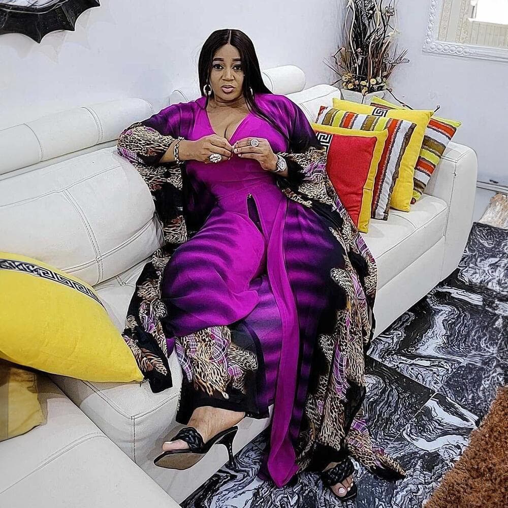 ethnic clothing suits fashionable chiffon digital printing wide leg 2-piece suit