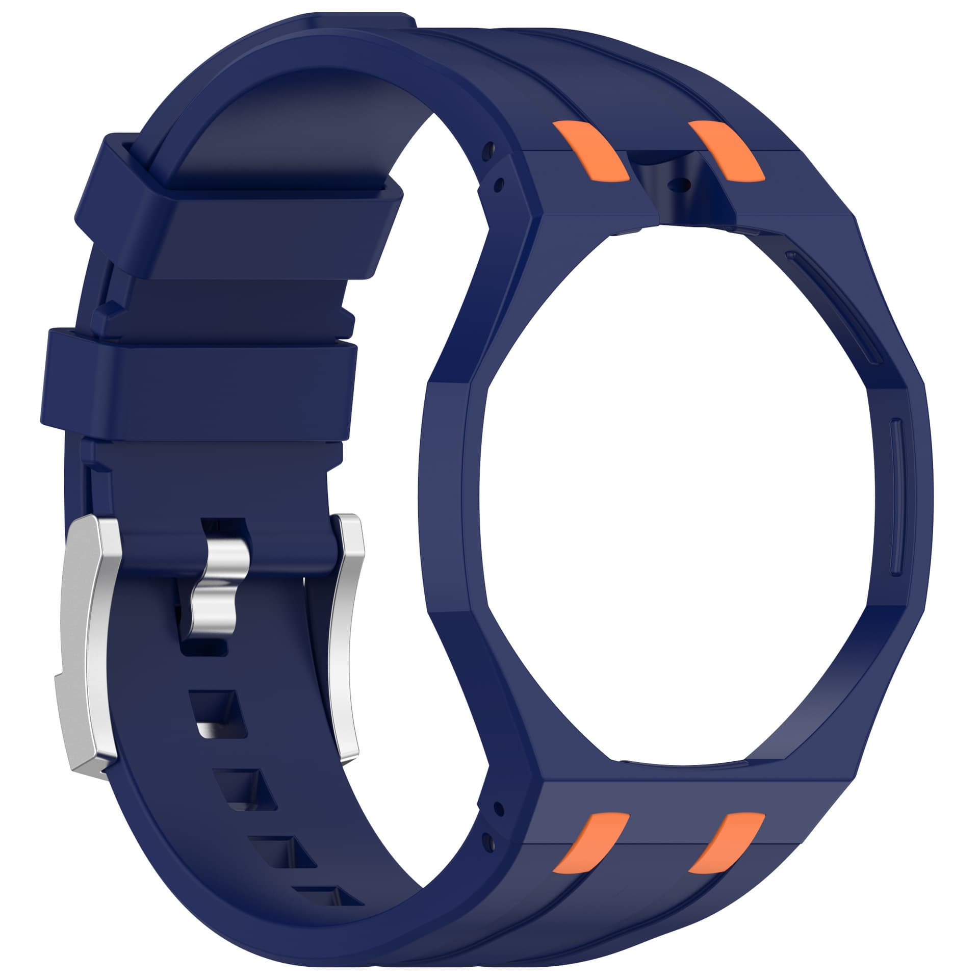 Bracelet de montre en silicone compatible avec les montres de poche Swatch AP RPop Joint.