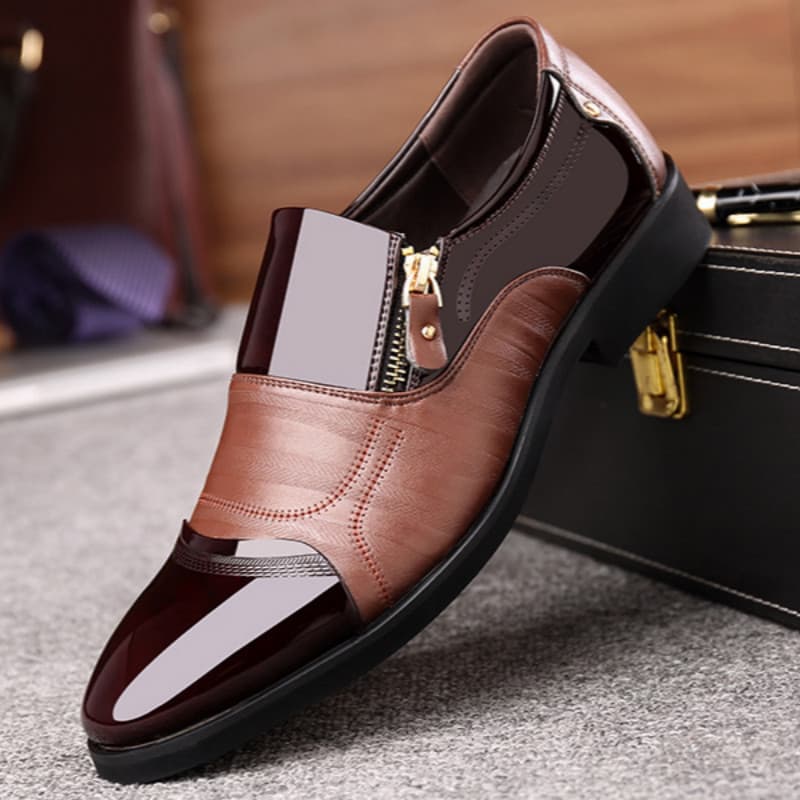 Men's British style business dress shoes Men's Breathable casual shoes Trend Breathable shoes men's plus-size work shoes