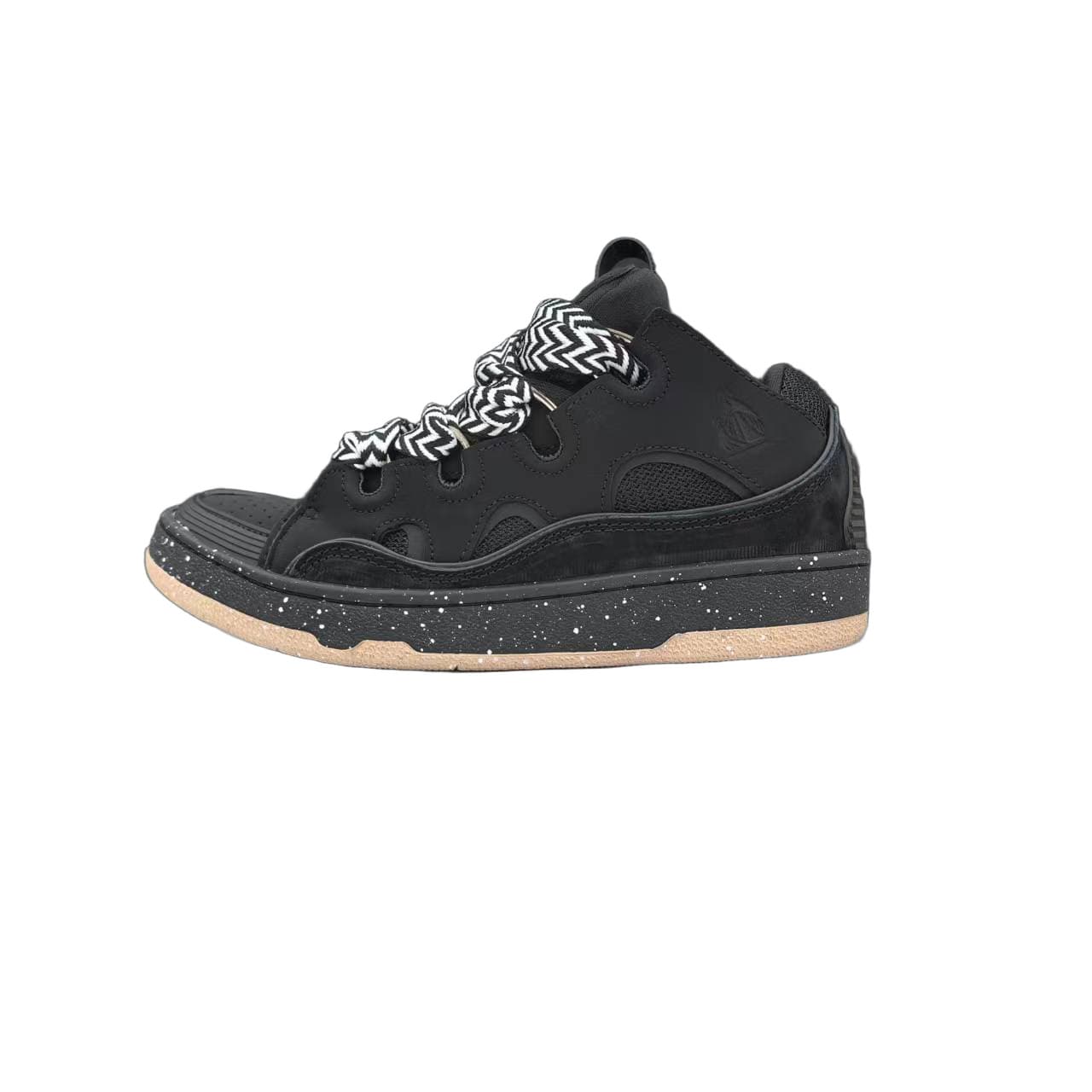 Nouvelles chaussures de course antidérapantes Curb Couple à semelle épaisse et color block