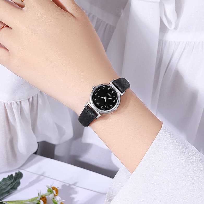 Men's Quartz Watches New Fashion Simple Leather Strap Ladies Watch Small Fresh Ladies Watch