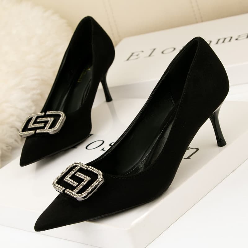 Women's Shoes New Commuter Dinner Women's Shoes Sexy And Versatile High-heeled Stiletto Pumps