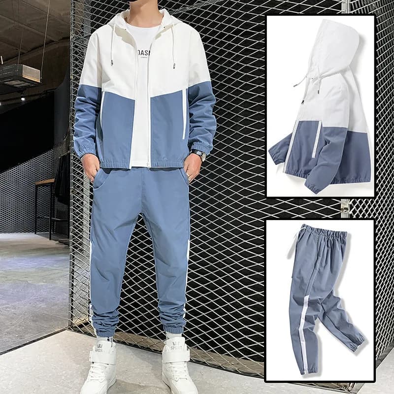 Casual Menswear Set Hot Sale Of The Season Autumn Jacket Suit Sport Youth Trendy Fashionable Cool Brand Men's Clothing Set For M