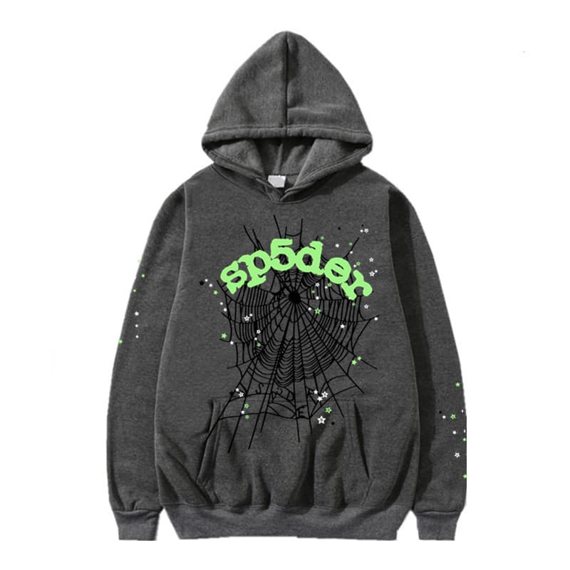 Sweat à capuche et pantalon de survêtement imprimé automne/hiver de la série Spider 555