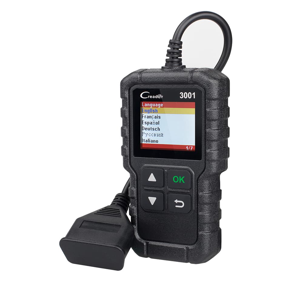 LAUNCH CR3001 OBD2 Car Code Creader Elite Engine Fault Mode Diagnostic Scan Tool For All OBDII Protocol Cars