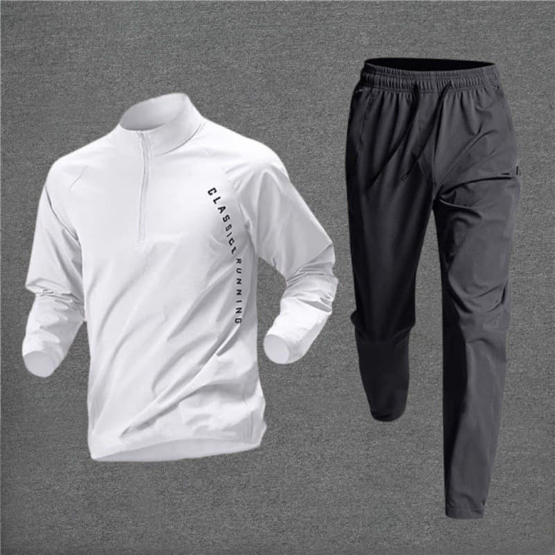 Men's Clothing training suit quick drying clothes long sleeve autumn and winter sports student cycling sports shirt top running jacket sports suit