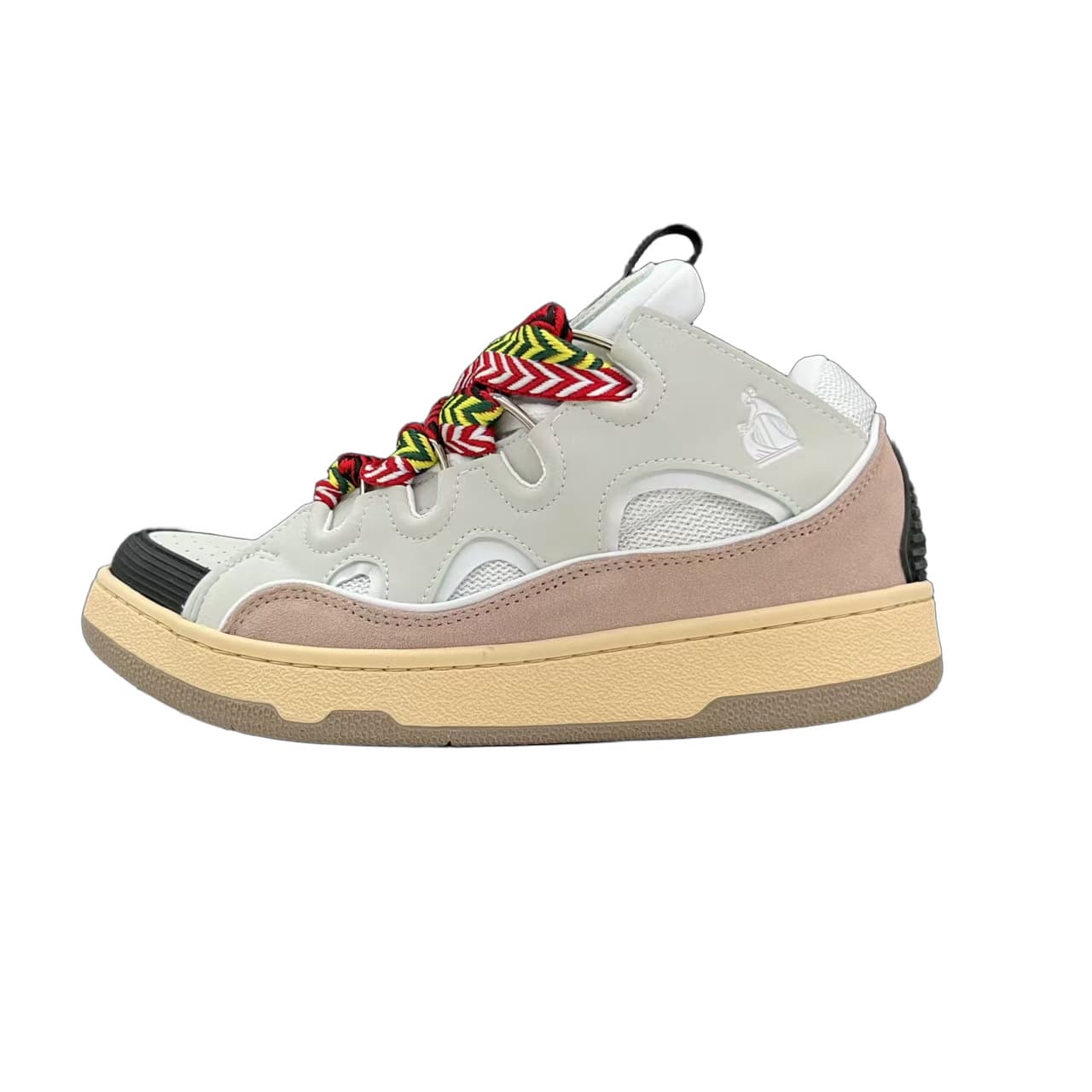 Nouvelles chaussures de course antidérapantes Curb Couple à semelle épaisse et color block