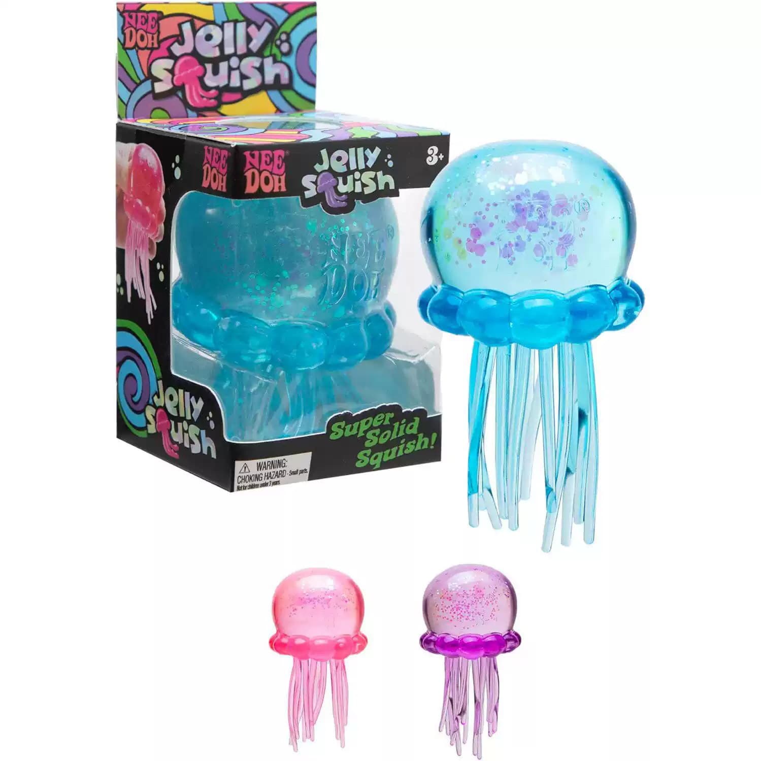 Jellyfish Squeezable Soft Gel Toy Interactive Cute Novelty Game For Kids