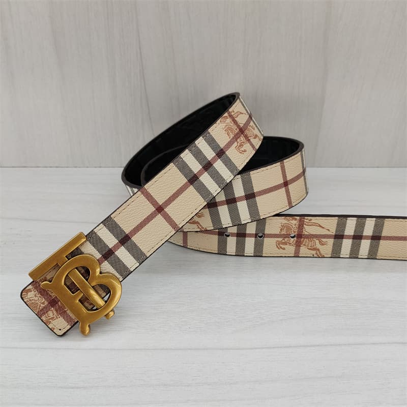 Ceinture classique pour hommes et femmes, avec boucle lisse en cuir de vache TB à double face en relief, ceinture décontractée et polyvalente