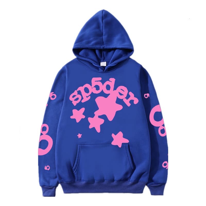 Sweat à capuche et pantalon de survêtement imprimé automne/hiver de la série Spider 555
