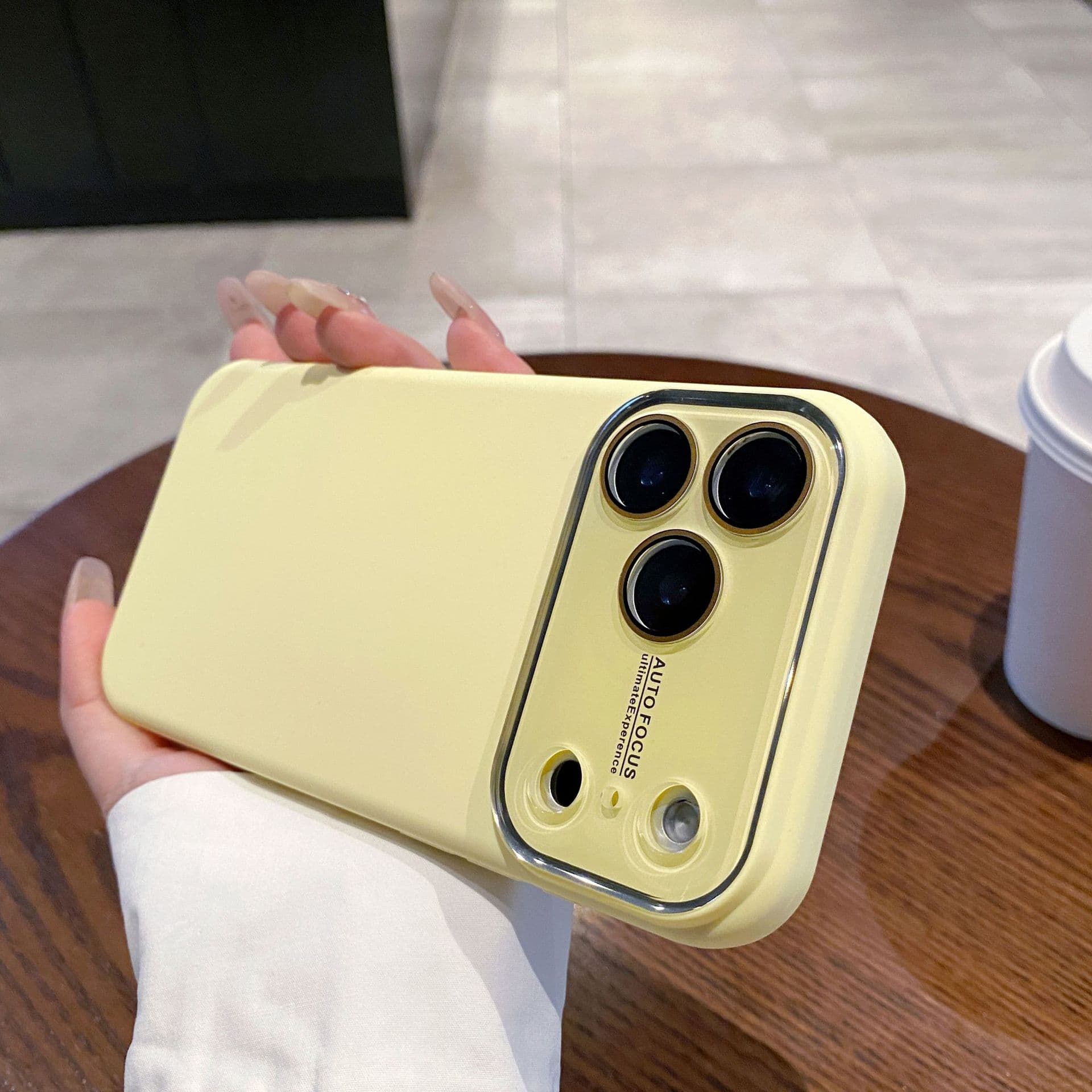 Liquid Large Window Compatible 17 Pro Max Phone Case IPhone 16 With Lens Protector Silicone Protective Cover 15