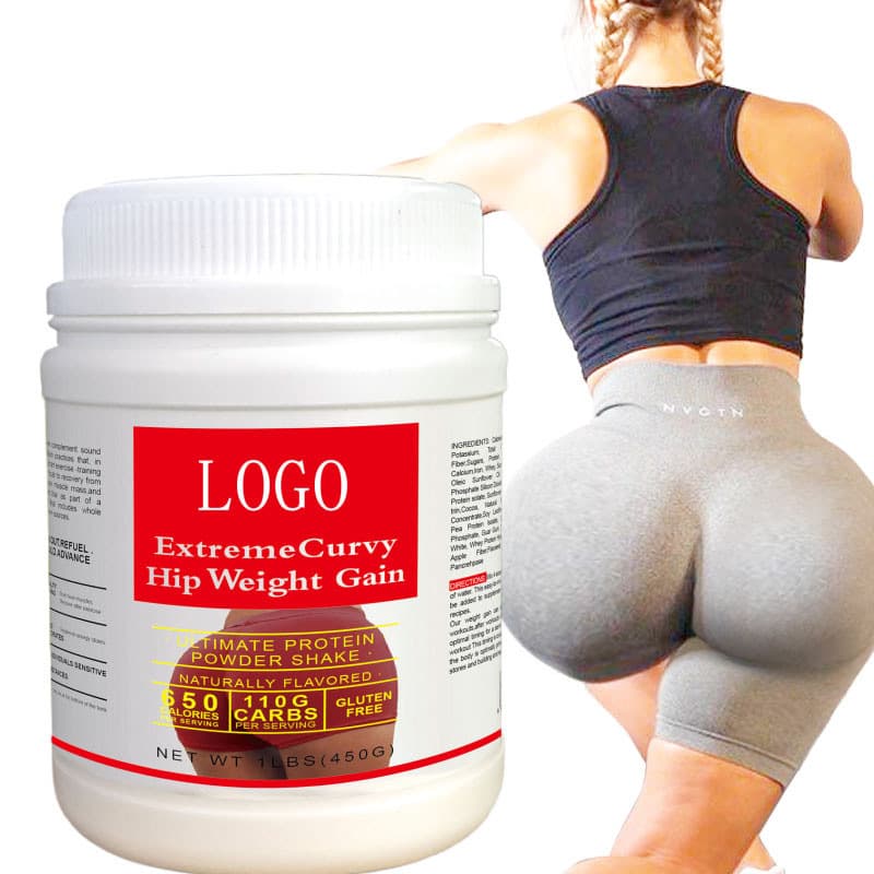 Cross-Border E-commerce Export Hot-Selling Muscle Protein Powder Curvy Weight Gainer Plus V Customized OEM