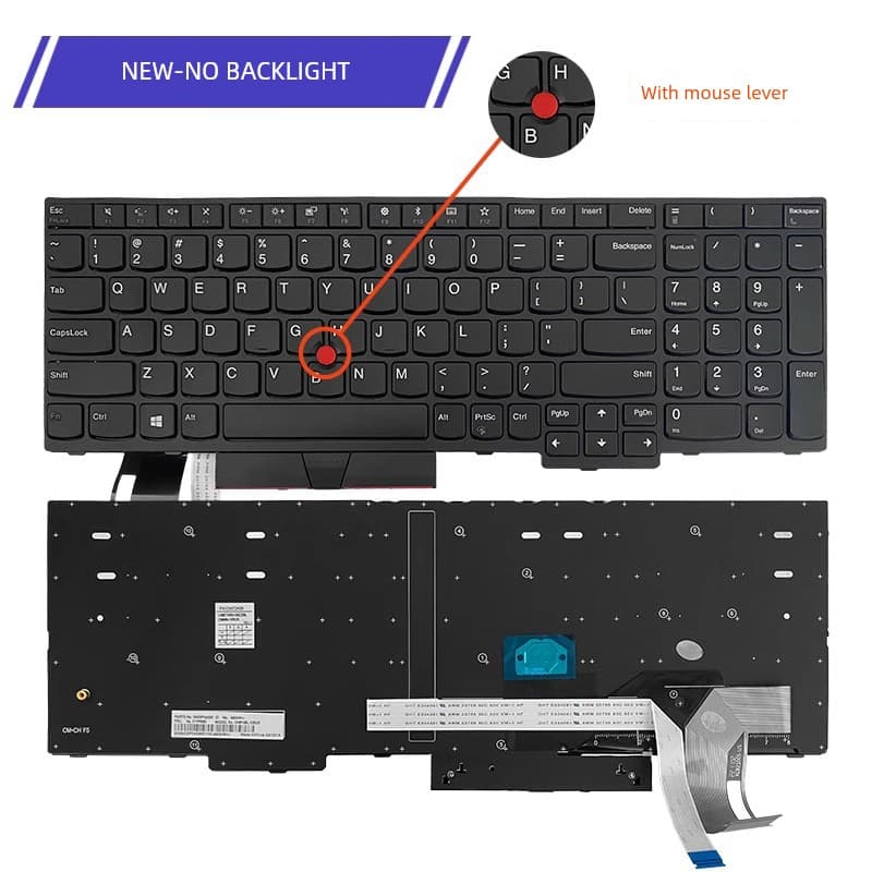 Suitable For Lenovo E580 E585 T590 E590 E595 L580 P52 P53 P72 P73 Keyboard