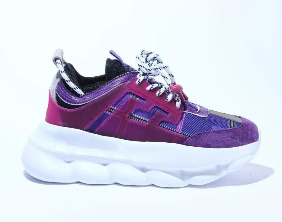 Chaussures de sport décontractées, chaîne de commerce extérieur transfrontalier, station européenne, chaussures de papa rétro, semelle épaisse