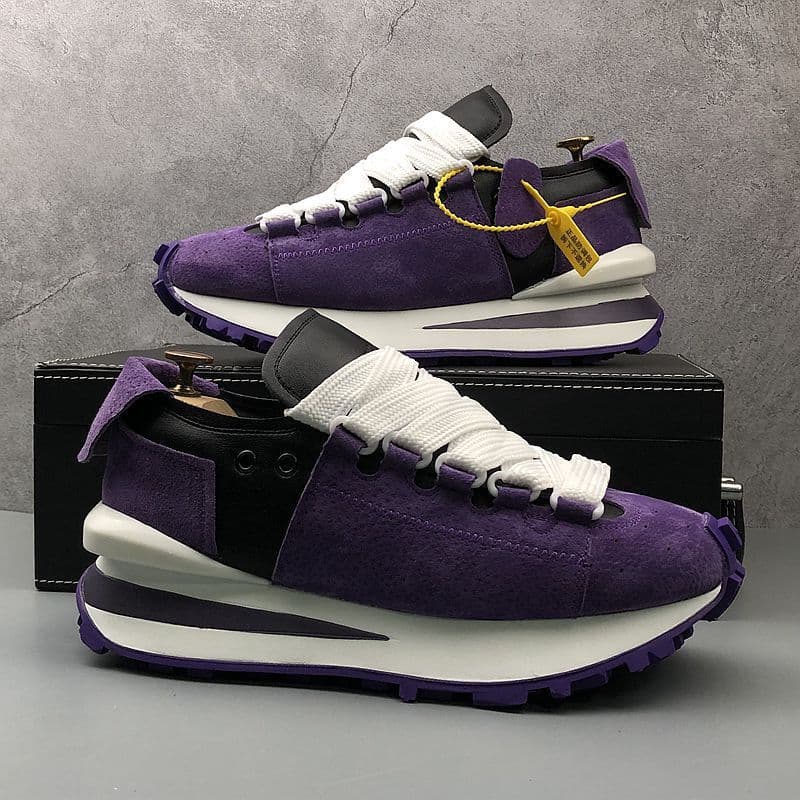 European Style Men's Autumn Winter Forrest Gump Internet Celebrity Thick-Soled Sports Casual Niche Hot-Selling Versatile