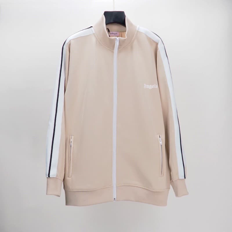 Veste de sport à rayures arc-en-ciel avec fermeture éclair et palmier, uniforme scolaire pour homme, nouvelle version 2025