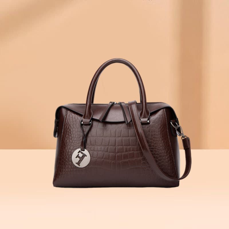 Vintage-Inspired Trio Handbag Set – Shoulder & Crossbody Purse With Detachable Mini Bag, Soft PU Leather, Roomy & Stylish For Women