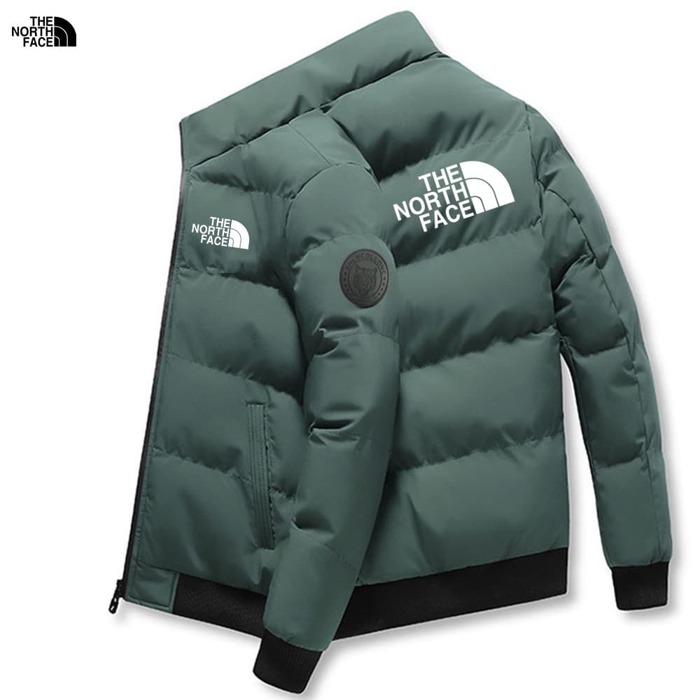 Veste à col montant pour homme, veste chaude en coton épais pour l'automne et l'hiver, doudoune en coton