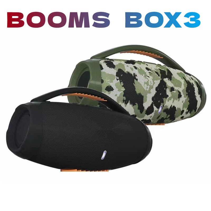For JB L Boombox 3 Music Third Generation Wireless Bluetooth Outdoor Indoor Sports Bass Portable Speaker
