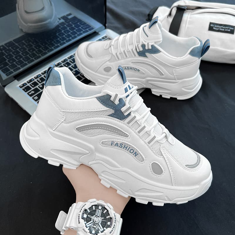 Men’s Shoes Men's sports shoes casual mesh daddy fashion shoes men's shoes spring new all match trendy running white shoes men's