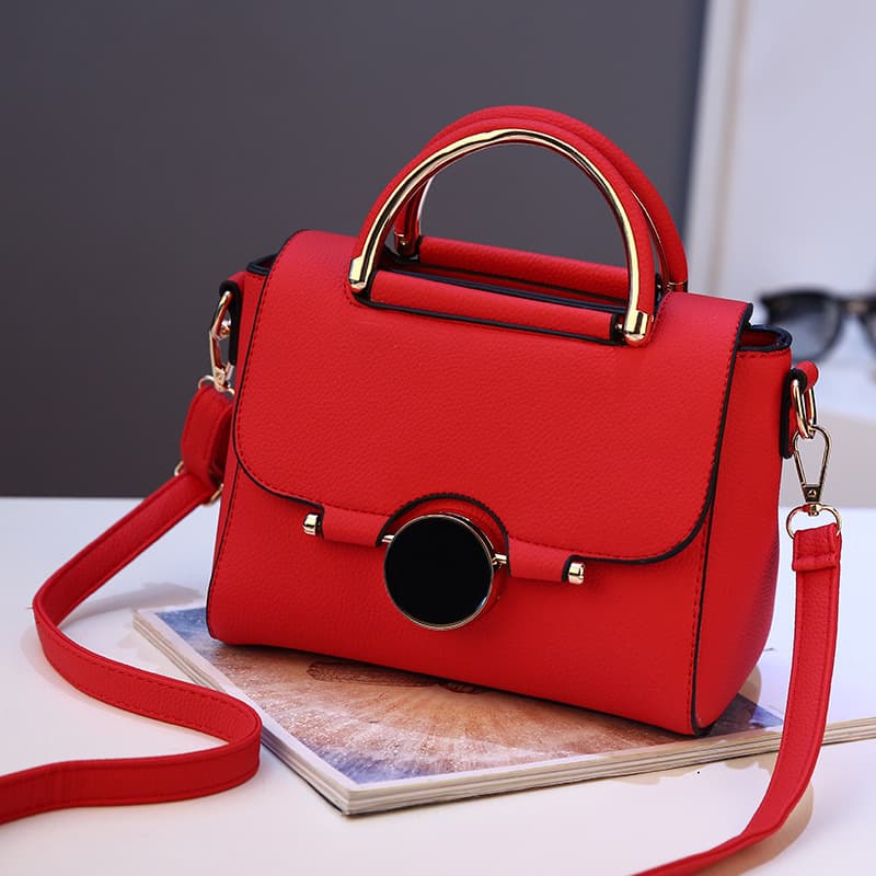 Women's bag autumn new fashion lock handbag sweet shoulder messenger bag