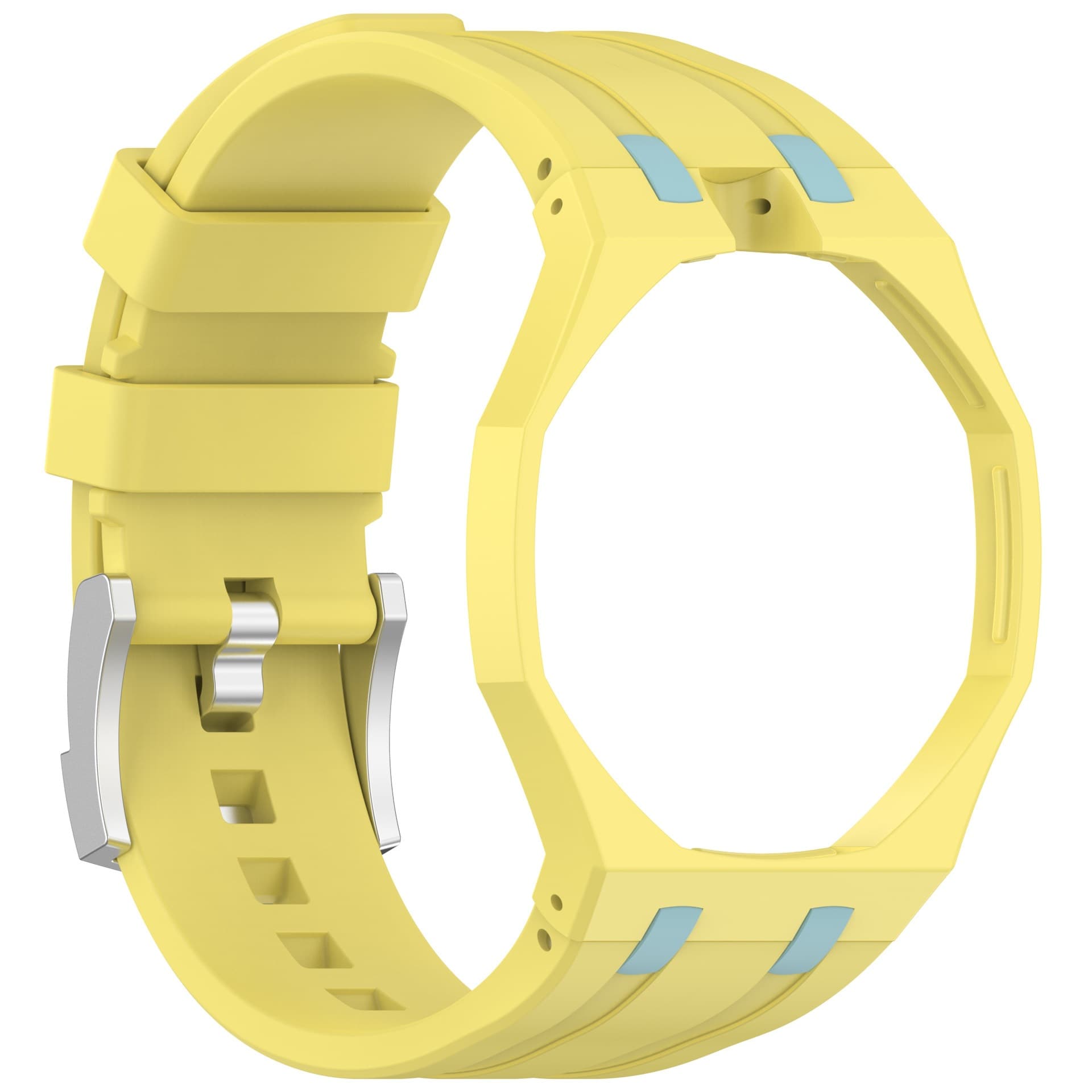 Bracelet de montre en silicone compatible avec les montres de poche Swatch AP RPop Joint.
