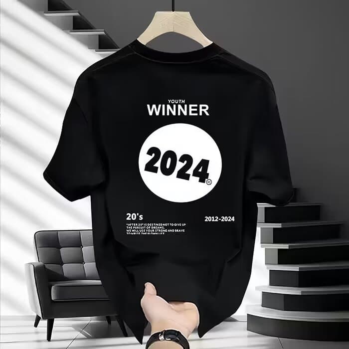 T-shirt d'été à manches courtes pour femme, collection tendance, coupe ample et décontractée, imprimé, manches courtes, noir.