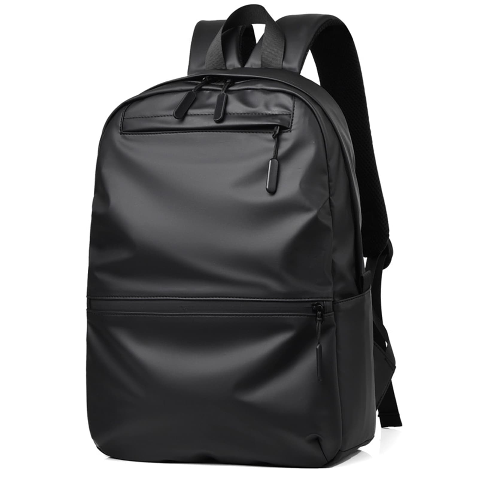 Kjiuyou Double Shoulder Bag Breathable Polyester Large Capacity Adjustable Laptop Backpack for Unisex